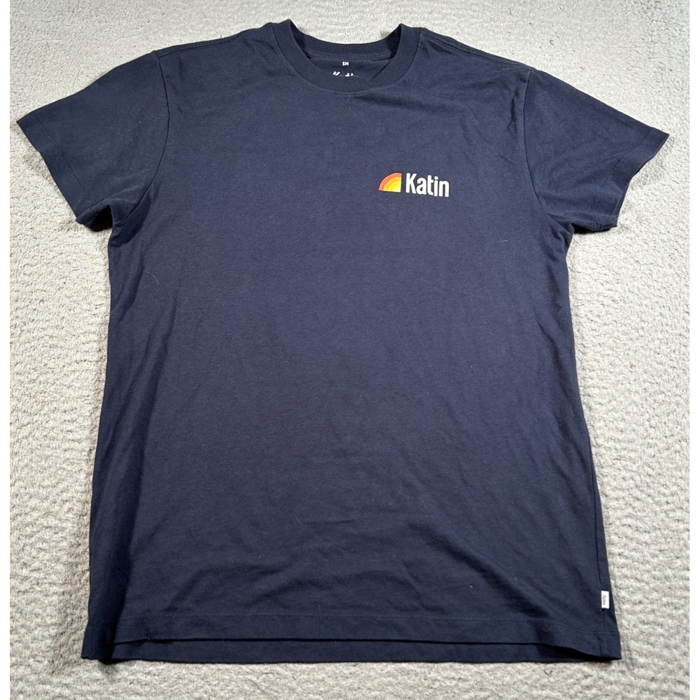 Katin Country Tee Shirt Mens Small Blue Graphic Custom Surf Trunks Casual Wear